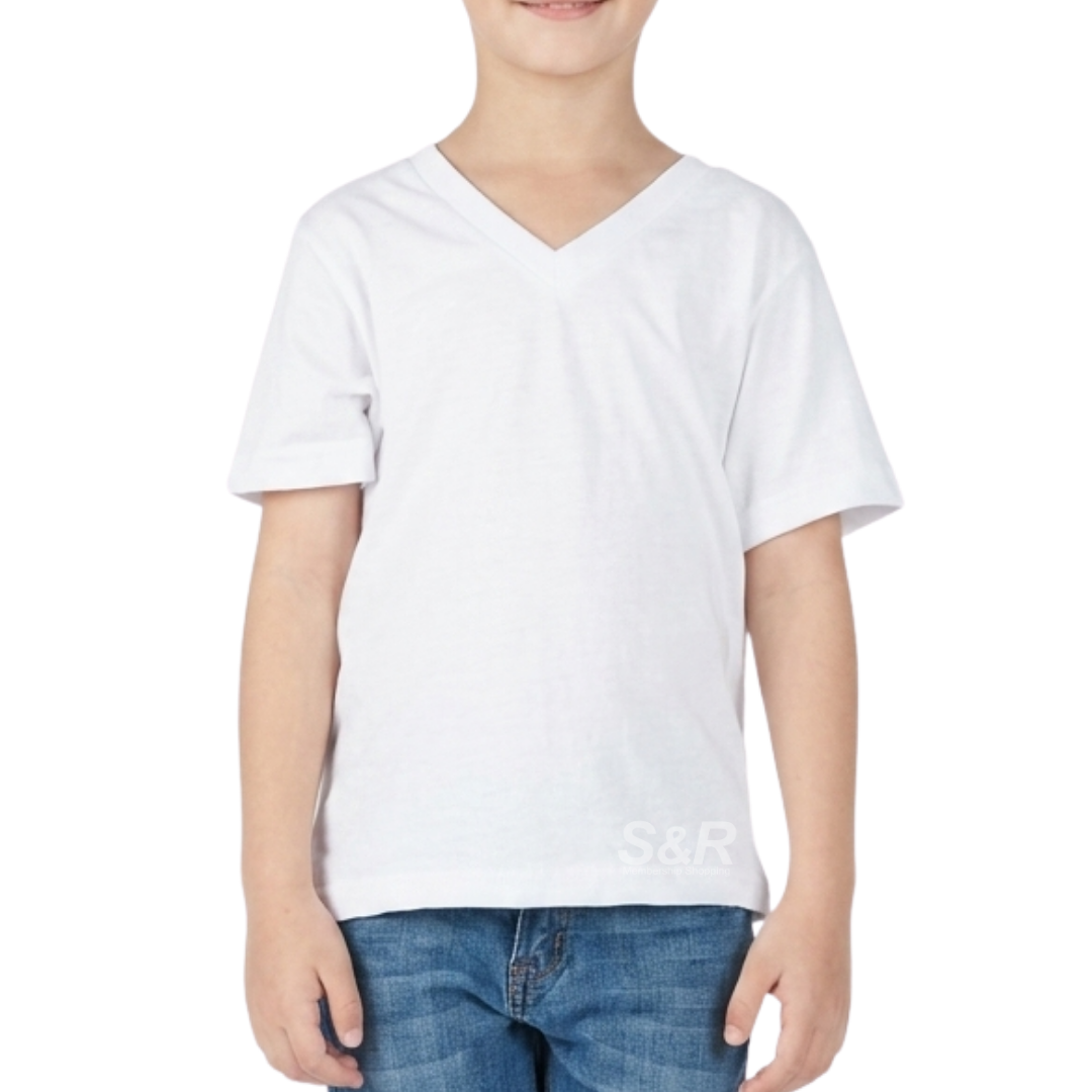 Cotton Tree 3-pack Boys V-neck Shirt size 6